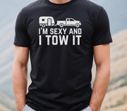 I'm Sexy And Camper Camping Funny Men Unisex T-shirt Vintage Retro Camper Trip Shirt