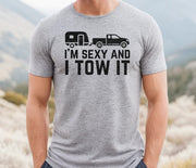 I'm Sexy And Camper Camping Funny Men Unisex T-shirt Vintage Retro Camper Trip Shirt